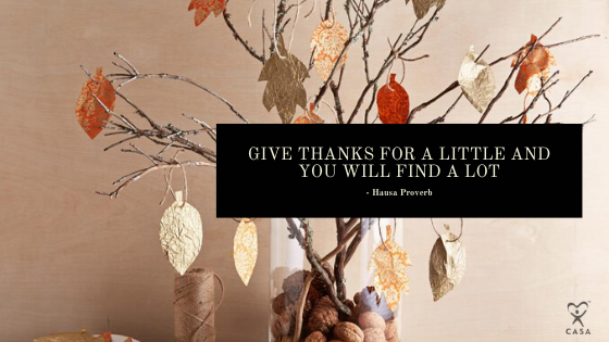 Thankful Tree with Give thanks quote